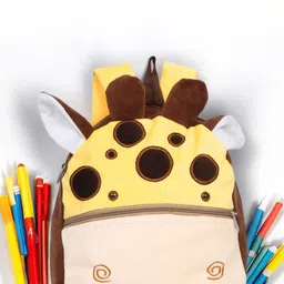 LITTLE GINNIE Unisex Kids Giraffe Backpack-42