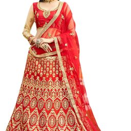 Maroosh Embroidered Thread Work Unstitched Lehenga & Blouse With Dupatta-picture-8