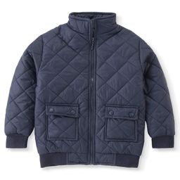 Pine KidsFull Sleeves Padded QuiltedJacket Solid Colour - Navy Blue-picture-25