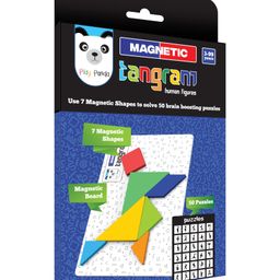 Play Panda Magnetic Tangram Puzzle Human Figures - Blue-18