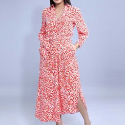 French Theory Print A-Line Maxi Dress-image-66
