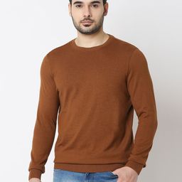SPYKAR Men Raw Edge Slim Fit T-shirt-image-64