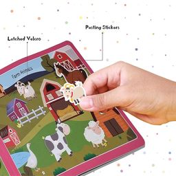 pegasus Hook Loop Fun Activity Box Set of 2 [birds and animals, food we eat] image 3
