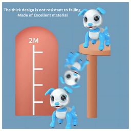 TurtleBee Toby Robot Dog ToyInteractive Robotic Dog, Walks, Dances, Barks, Follows Commands | Robot Toy | Robotic Toys for Boys & Girls & Kids | Blue image 3