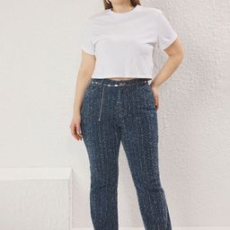 Trendyol Women High-Rise Clean Look Bootcut Jeans-image-49