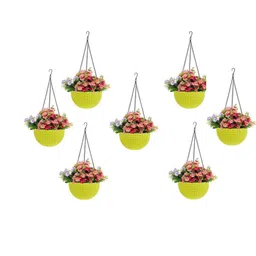 Rattan Hanging Planters Pot with Metal Hanging Chain-19