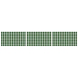 Comet Busters Bindiful Traditional Round Designer Bindi - Dark Green image 2