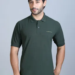 SANHOK Men Polo Collar Pure Cotton T-shirt-image-41