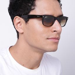 Ray-Ban Men Printed Rectangular Sunglasses 0RB2132710/5152 image 3