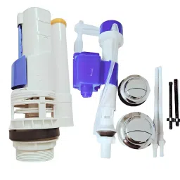 Elegant Casa 8 inch Toilet Repair Kit with Dual Flush and Adjustable Fill Valve 2 Push Buttons-picture-25