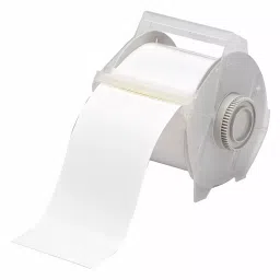 BRADY Printer Label Roll Vinyl White 2 1/4 inch x 100 ft, 3PU31-27