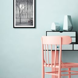 999Store Multicoloured Trees Wall Painting-78