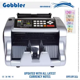 Gobbler GB-8888-E Fully Automatic Mix Note Value Counting Machine with Fake Note Detection image 4