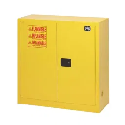 New Pig Flammable Safety Cabinet with 1 Adjustable Shelves 83 L Self-Closing Yellow, CABK718-image-71