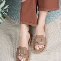 DressBerry Women Open Toe Flats-47