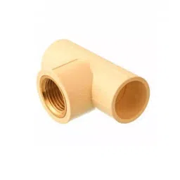 Jsi 12.7 mm (1/2 Inch) CPVC SDR 11 Brass Tee-9