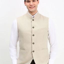 Allen Solly Printed Woven Nehru Jackets-picture-43
