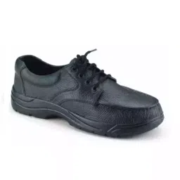Udyogi Steel Toe Safety Shoes Low Ankle PVC Sole Black Synthetic Leather Size UK 8, PVC-image-72