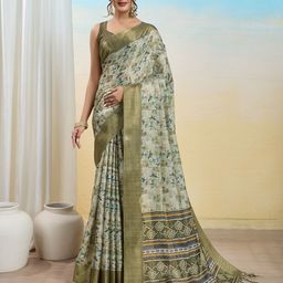DIVASTRI Floral ZariBanarasi Saree-image-84