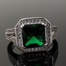 Peora Silver-Plated CZ-Studded Finger Ring-image-46