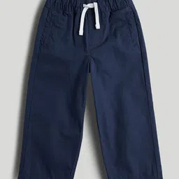 mothercare Boys Solid Mid-Rise Regular Fit Cotton Trousers-picture-35