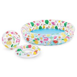 Intex Just So Fruity Pool Set With Ball & Ring - Multicolor-15