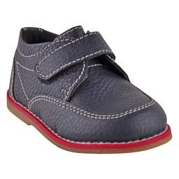 Beanz Solid Leather Shoes - Navy Blue-image-68