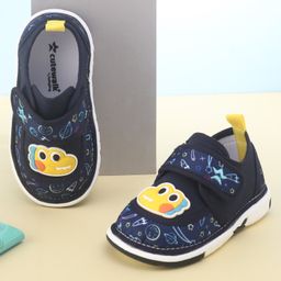 Cute Walk by Babyhug Sandals with Velcro Closure  Space Print - Navy Blue-picture-41