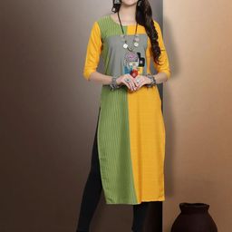 ethnic basket Cotton Embroidered Kurta-picture-45