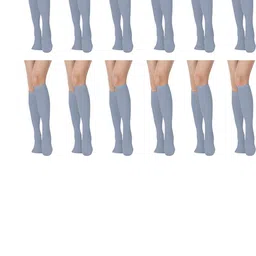 MUKHAKSH Unisex Grey Socks-image-27