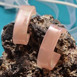 Maansh Contemporary Half Hoop Earrings-image-49