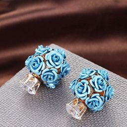 YouBella Floral Shaped Studs Earrings-image-78