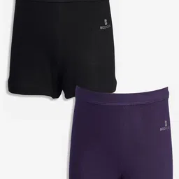 Bodycare Kids Girls Pack Of 2 Cotton Regular Fit Shorts-39