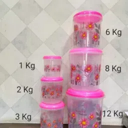 veksin Plastic Grocery Container- 12 L, 8 L, 6 L, 3 L, 2 L, 1 L image 2
