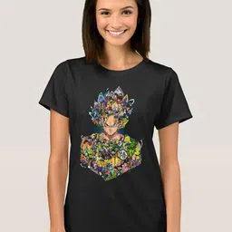 Anikmart Unisex Printed Dri-FIT Raw Edge T-shirt-image-68