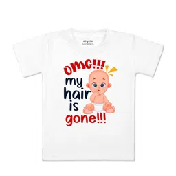 Arvesa Kids Typography Printed Short Sleeves T-shirt-picture-11