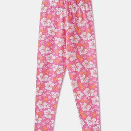 R&B Girls Printed Mid-Rise Ankle Length Leggings-image-63