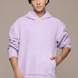The Roadster Lifestyle Co. Sherpa Hooded Sweatshirt-image-60