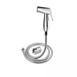 CLINTON Dolphin Health Faucet with Hose Pipe 1.5 m Stainless Steel, Rubber Chrome Finish-image-40