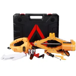 Janvitha 2 in 1 Electric Scissor Jack 2000 Kg (2 Ton) Iron Yellow, JSJS2T-image-14