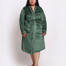 KLOTTHE Wool Bath Robe With Belt-image-38