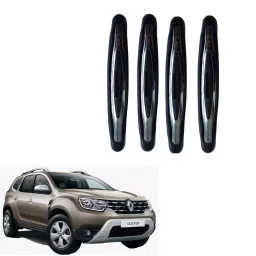 SPREADX Plastic Car Compact Black Colour Elegant Door Guard Protection Universal Type Suitable for Renault Duster Type-3 (Set of 4 Pcs)-38