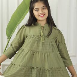 BAESD Striped Tie-Up Neck Top-image-80