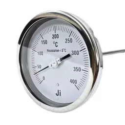 Japsin Instrumentation Bimetal Dial Thermometer Temperature Gauge 0 to 400°C Range 100 mm (4 inch) Dial Size, JIPL-BMT-100MM-7 image 4