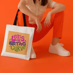 ARTBUG Women Typography Shopper Tote Bag-55