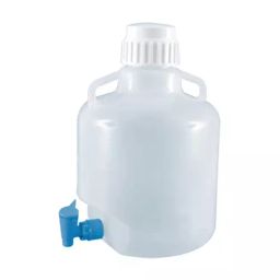 Supertek Carboy with Stopcock White Medical Grade PP Body and 10 L Capacity, SP-CSM-10-image-92