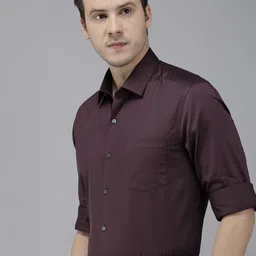 Arrow Pure Cotton Manhattan Slim Fit Formal Shirt-image-4