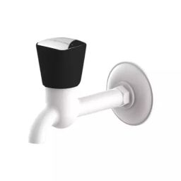 SUPREME Crown Series Long Bib Tap Quarter Turn Plastic, O Black-image-91