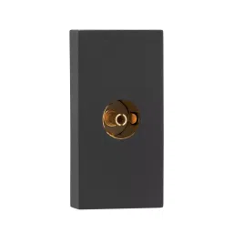 Legrand TV Co - Axial Socket Allzy 1 Module Matt Black, 6812 33 (Pack of 20 Pcs)-31
