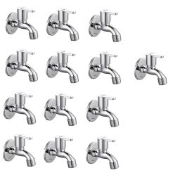 ALTURAS Stainless Steel Flora Bib Tap for Bathroom and Kitchen (Set of 13 Pcs)-5